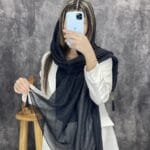 شال حریر مجلسی شاین دخترانه فران لند رشت