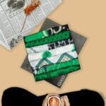 شال نخی سبز دخترونه فران لند