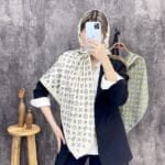 روسری ساتن طرح ال وی فروشگاه شال فران لند