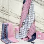 شال بهاره صورتی برند (1176)