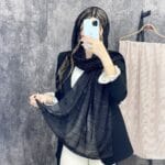 شال لمه مجلسی تک رنگ فروشگاه فران لند