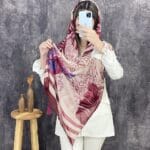 شال سوپرنخ طرح برگ فران لند رشت