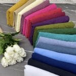 شال کتان تک رنگ زنانه فران لند