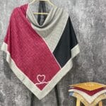 روسری ئخی طرحدار فانتزی قلب فران لند