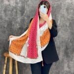 شال بهاره کمربندی چند رنگ فران لند