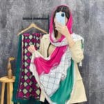 شال نخی بهاره طرحدار زنانه فران لند