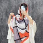 شال طرحدار کمربندی گوچی تابستانه فران لند