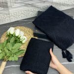 شال شاین پلیسه مشکی فران لند