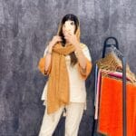 شال پلیسه حصیری ریشه پرزی 2متری چهار فصل