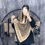 شال پاییزه زمستانه زمستانه موهر مخمل تدی نخی طرحدار فران لند فرانلند