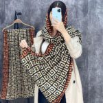 شال مخمل تدی منگوله دار سبز کرم مشکی زرشکی آبی سرمه ای جیوانجی دخترانه فران لند رشت