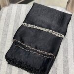 تک رنگ تکرنگ مشکی مجلسی کوپرا نگین دار مرواریدی نگیندارساتن چهارفصل فران لند