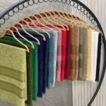 تک رنگ تکرنگ مشکی شال پلیسه پاییزی زمستانه مخمل کبریتی ریشه پرزی فران لند