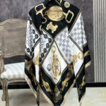 وسری نخی پاییزه کرم مشکی طرحدار فران لند رشت عمد حجاب قواره بزرگ صد و چهل
