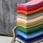 شال تکرنگ تک رنگ پفکی سفید مشکی فران لند پلیسه کتان اقتصادی پخش عمده