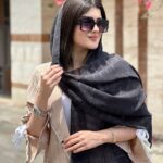 شال سوپر نخ تک رنگ تابستانه فران لند رشت تکرنگ وارداتی عمده مشکی