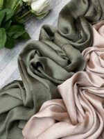 شال مجلسی کریستال ژان ژان منگوله دار فرانلند رشت عمده تک رنگ