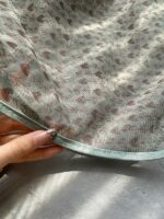 شال توری سبز شکلاتی عیدانه بهاره فرانلند