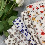 شال نخی بهاره گل فرانلند رشت