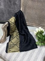 شال ژاکارد حاشیه دار فرانلند رشت