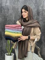 شال حصیری نخی پلیسه فرانلند رشت