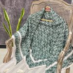 روسری قواره 120 سرخپوستی نخی فران لند رشت