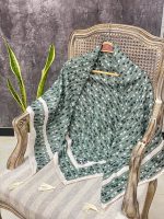 روسری قواره 120 سرخپوستی نخی فران لند رشت