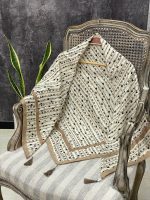 روسری قواره 120 سرخپوستی نخی فران لند رشت