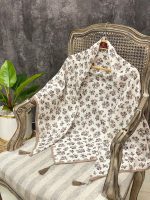 روسری قواره 120 شال نخی گل دار فرانلند رشت