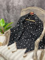 روسری قواره 120 شال نخی گل دار فرانلند رشت