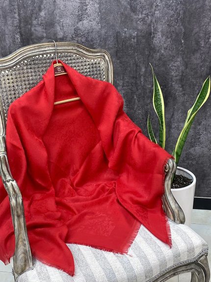 روسری ژاکارد قواره 140 ریشه پرزی فرانلند رشت