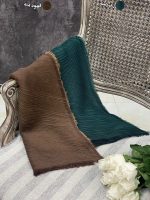 شال پلیسه دور ریشریشه پرزی فرانلند رشت