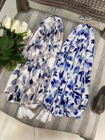 شال پلیسه میکس ابی رشت فران لند