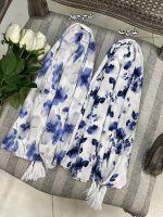 شال پلیسه میکس ابی رشت فران لند