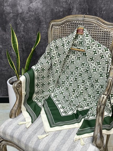 روسری قواره 140 طرحدار فرانلند رشت