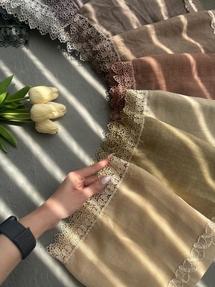 شال وارداتی سوپر نخ گیپور فرانلند رشت