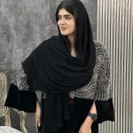 شال پلیسه لمه دار نخی تک رنگ فرانلند رشت