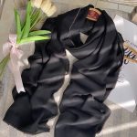 شال مشکی نخی لمه طلایی فرانلند رشت