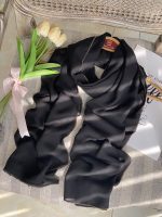 شال مشکی نخی لمه طلایی فرانلند رشت