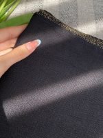 شال مشکی نخی لمه طلایی فرانلند رشت