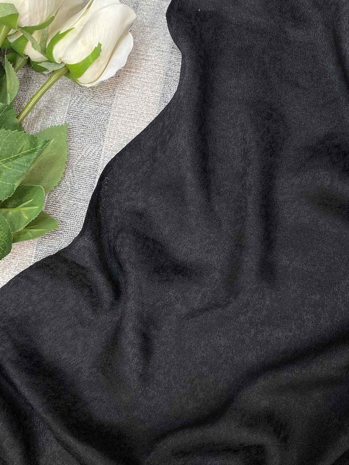 شال ژاکارد مشکی مارک فرانلند رشت