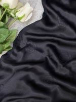 شال ژاکارد مشکی مارک فرانلند رشت