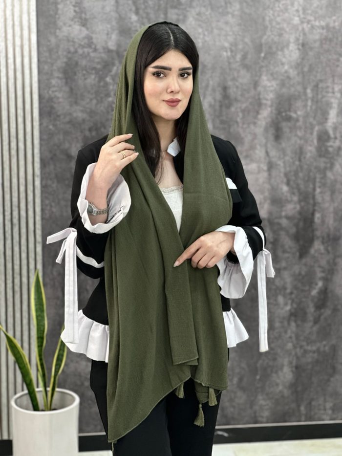 شال برشکا بهاره منگوله دار فرانلند رشت