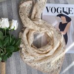 مینی اسکارف توری سفید کرم فرانلند رشت