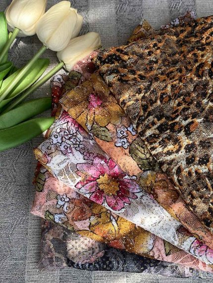 مینی اسکارف گیپور اکلیلی فرانلند رشت
