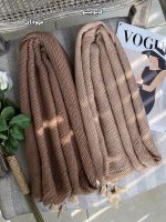 شال نخ پنبه منگوله دار پلیسه فرانلند رشت