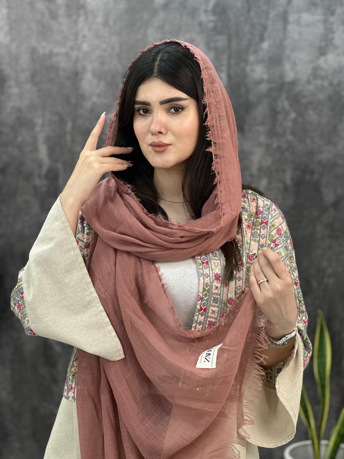 شال دور ریش نخی لنین فرانلند رشت