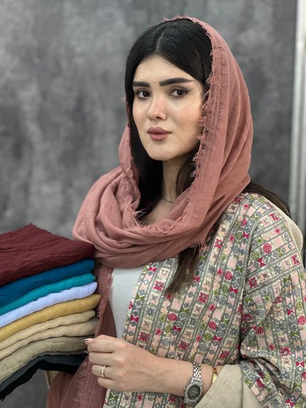 شال دور ریش نخی لنین فرانلند رشت