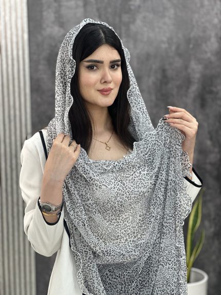 شال پلنگی حریر وارداتی رشت فرانلند