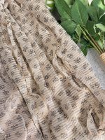 شال وارداتی حریر دور موجی گل فرانلند رشت